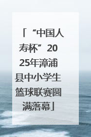 “中国人寿杯”2025年漳浦县中小学生篮球联赛圆满落幕