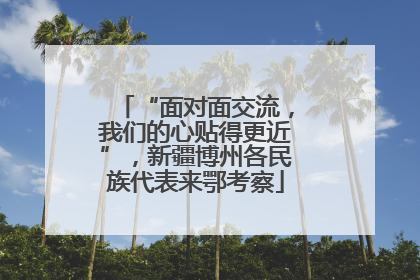 “面对面交流，我们的心贴得更近”，新疆博州各民族代表来鄂考察