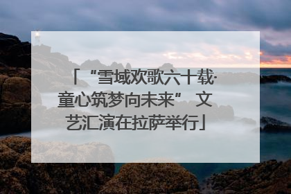 “雪域欢歌六十载·童心筑梦向未来” 文艺汇演在拉萨举行