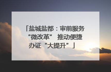 盐城盐都：审前服务“微改革” 推动便捷办证“大提升”