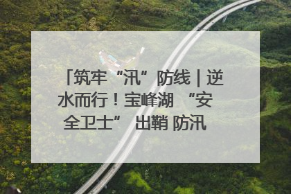 筑牢“汛”防线｜逆水而行！宝峰湖 “安全卫士” 出鞘 防汛应急再添硬核力量