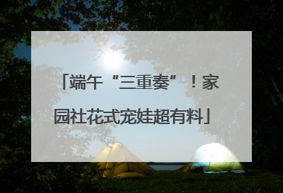 端午“三重奏”！家园社花式宠娃超有料
