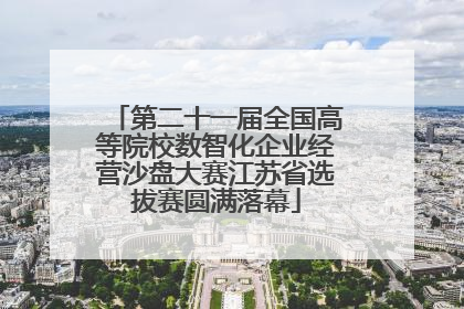 第二十一届全国高等院校数智化企业经营沙盘大赛江苏省选拔赛圆满落幕