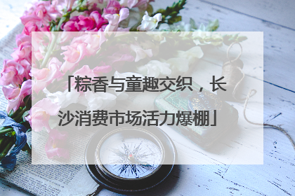粽香与童趣交织，长沙消费市场活力爆棚