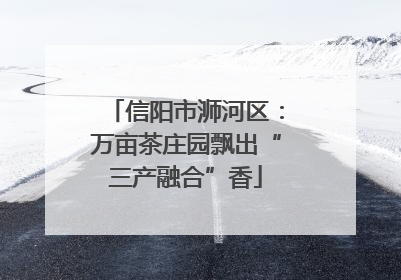 信阳市浉河区：万亩茶庄园飘出“三产融合”香