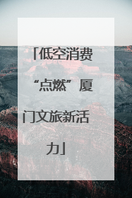 低空消费“点燃”厦门文旅新活力