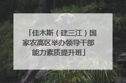 佳木斯（建三江）国家农高区举办领导干部能力素质提升班