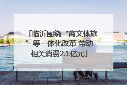 临沂围绕“商文体旅”等一体化改革 带动相关消费2.1亿元