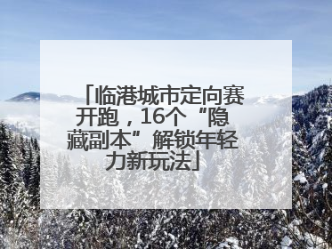 临港城市定向赛开跑，16个“隐藏副本”解锁年轻力新玩法