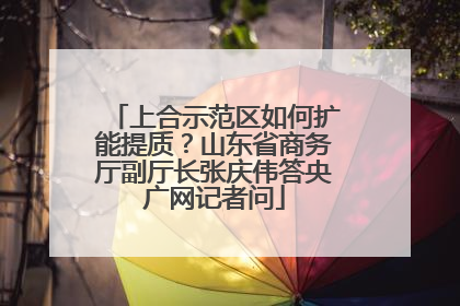 上合示范区如何扩能提质？山东省商务厅副厅长张庆伟答央广网记者问
