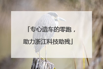 专心造车的零跑，助力浙江科技助残