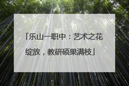乐山一职中：艺术之花绽放，教研硕果满枝