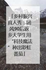 乡村振兴真人秀：团风90后返乡大学生用“科技魔法”种出彩虹番茄