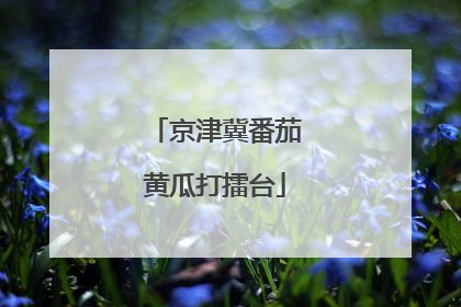 京津冀番茄黄瓜打擂台