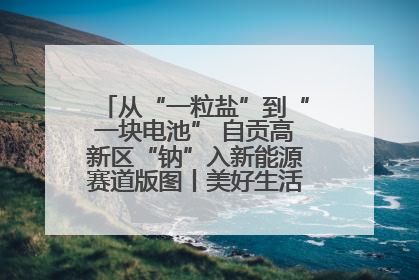 从“一粒盐”到“一块电池” 自贡高新区“钠”入新能源赛道版图丨美好生活有“盐”味