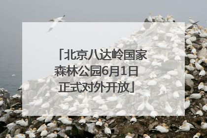北京八达岭国家森林公园6月1日正式对外开放