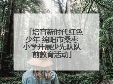 培育新时代红色少年 绵阳市桑枣小学开展少先队队前教育活动