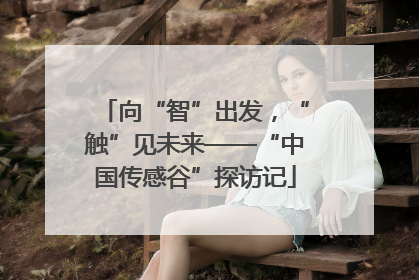 向“智”出发，“触”见未来——“中国传感谷”探访记