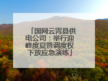 国网云霄县供电公司：举行迎峰度夏暨调度权下放应急演练