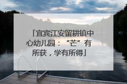 宜宾江安留耕镇中心幼儿园：“芒”有所获，学有所得