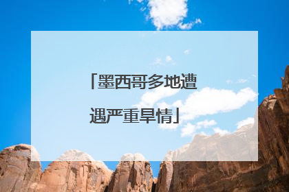 墨西哥多地遭遇严重旱情