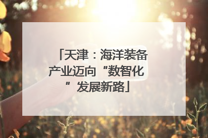 天津：海洋装备产业迈向“数智化”发展新路