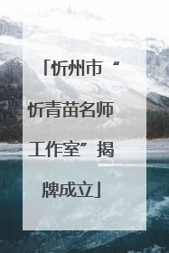 忻州市“忻青苗名师工作室”揭牌成立