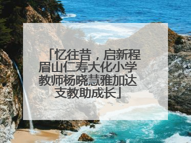 忆往昔，启新程眉山仁寿大化小学教师杨晓慧雅加达支教助成长