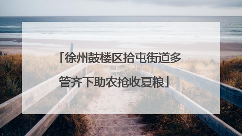 徐州鼓楼区拾屯街道多管齐下助农抢收夏粮