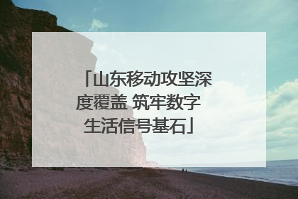 山东移动攻坚深度覆盖 筑牢数字生活信号基石