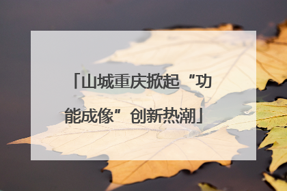 山城重庆掀起“功能成像”创新热潮