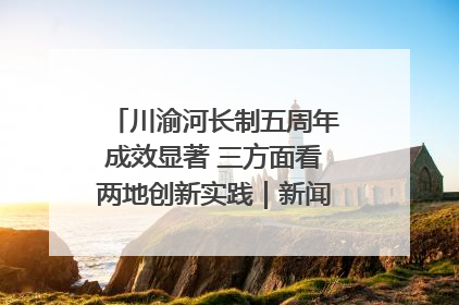 川渝河长制五周年成效显著 三方面看两地创新实践｜新闻发布最前线