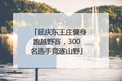 延庆东王庄健身跑越野赛，300名选手竞逐山野