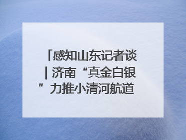 感知山东记者谈｜济南“真金白银”力推小清河航道 黄金水道激活区域经济新动能