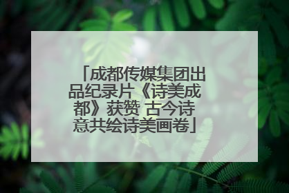 成都传媒集团出品纪录片《诗美成都》获赞 古今诗意共绘诗美画卷