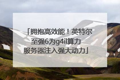 拥抱高效能！英特尔至强6为g4il算力服务器注入强大动力