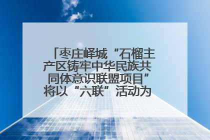 枣庄峄城“石榴主产区铸牢中华民族共同体意识联盟项目”将以“六联”活动为抓手深化品牌建设