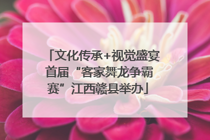 文化传承+视觉盛宴 首届“客家舞龙争霸赛”江西赣县举办