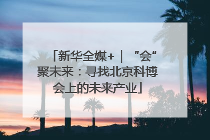 新华全媒+｜“会”聚未来：寻找北京科博会上的未来产业