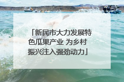 新民市大力发展特色瓜果产业 为乡村振兴注入强劲动力