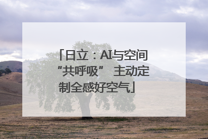 日立：AI与空间“共呼吸” 主动定制全感好空气