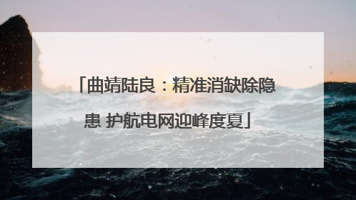 曲靖陆良：精准消缺除隐患 护航电网迎峰度夏