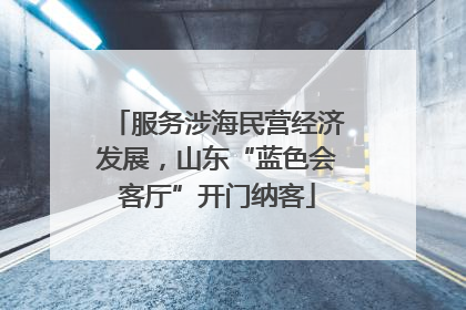 服务涉海民营经济发展，山东“蓝色会客厅”开门纳客