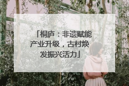 桐庐：非遗赋能产业升级，古村焕发振兴活力