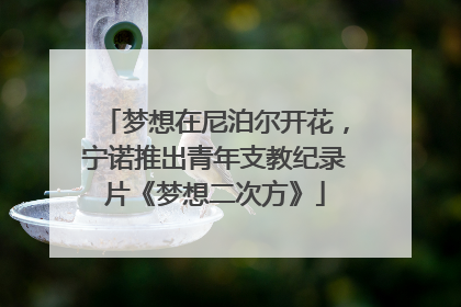 梦想在尼泊尔开花，宁诺推出青年支教纪录片《梦想二次方》