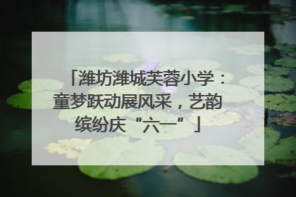 潍坊潍城芙蓉小学：童梦跃动展风采，艺韵缤纷庆“六一”
