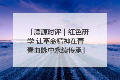 澧源时评｜红色研学 让革命精神在青春血脉中永续传承