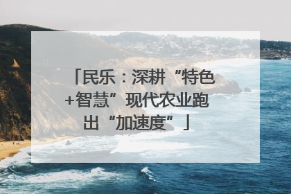 民乐：深耕“特色+智慧”现代农业跑出“加速度”