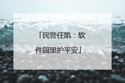 民警任凯：软件园里护平安