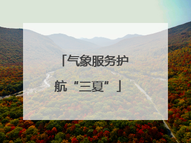 气象服务护航“三夏”
